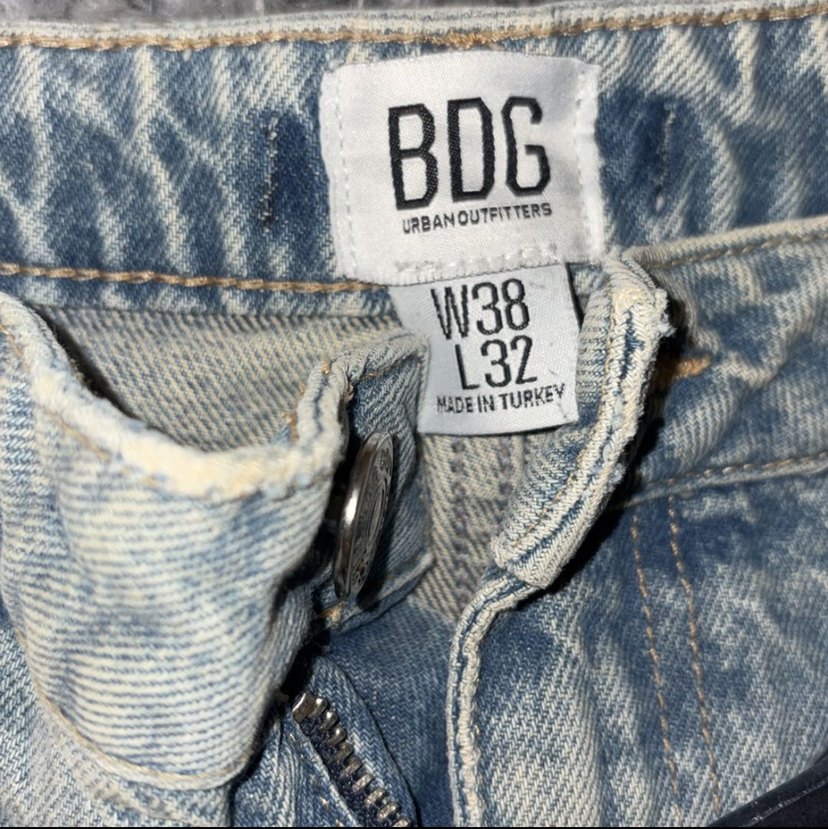 Mavi renk BDG Baggy Jean - Görsel 2