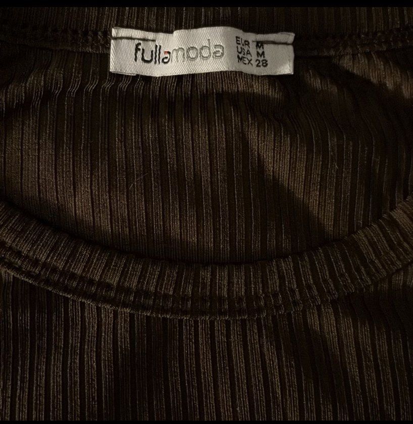 Kahverengi Baskılı Rock Punk Kadın Tişört - Görsel 3