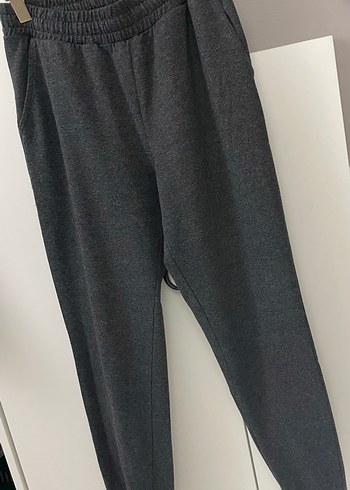 Gri Rahat Kesim Eşofman Altı - Görsel 2