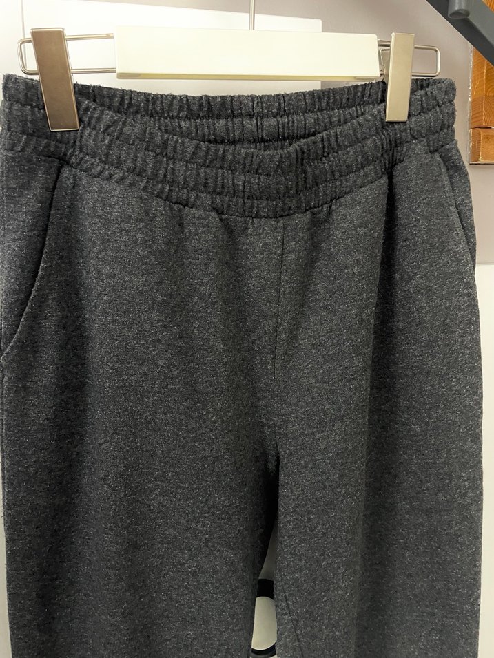 Gri Rahat Kesim Eşofman Altı - Görsel 3