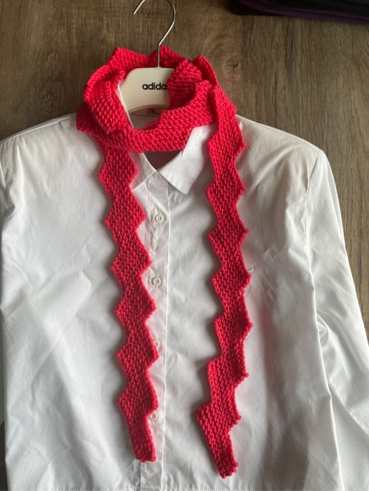 Kadın Renkli Örgü Şal - Görsel 2