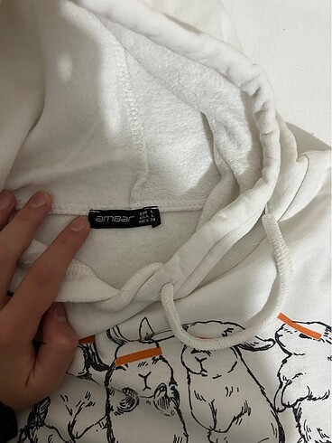 l Beden beyaz Renk Sweatshirt