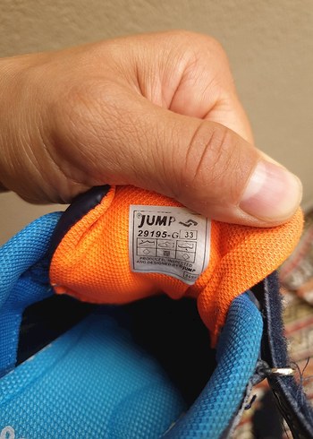 33 Beden mavi Renk Mavi Erkek Çocuk Spor Ayakkabı Velcro
