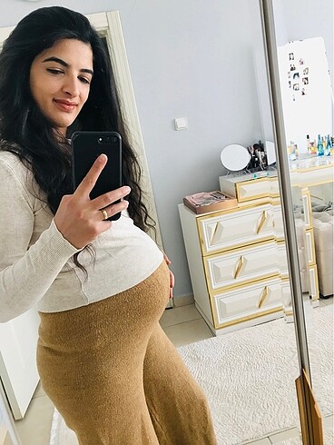 m Beden Triko yün pantolon