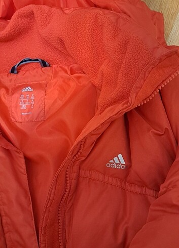36 Beden turuncu Renk Adidas kadın mont