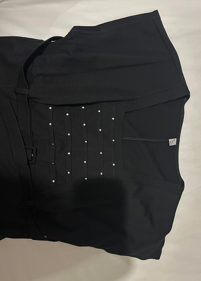 Penye şık elbise - Görsel 2