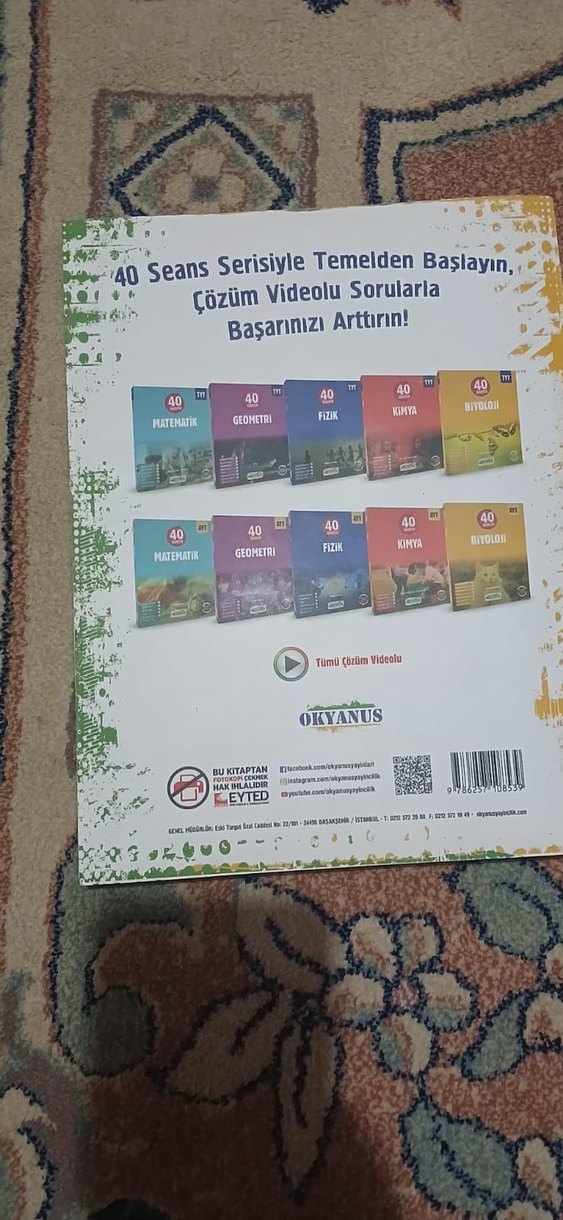 40 Seans Matematik AYT Hazırlık Kitabı - Görsel 2