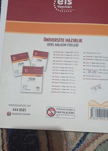  Üniversite Hazırlık Fizik Ders Anlatım Föyü 1. Kitap
