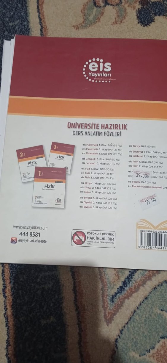 Üniversite Hazırlık Fizik Ders Anlatım Föyü 1. Kitap - Görsel 2
