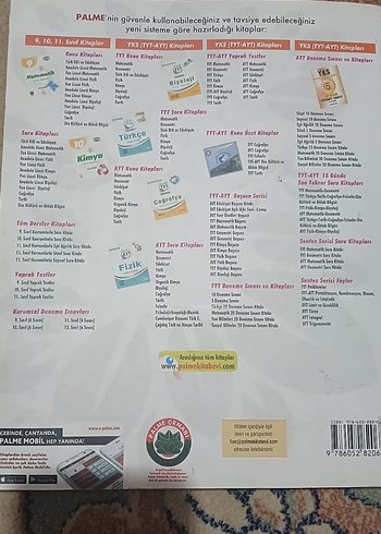 11. Sınıf Matematik Soru Kitabı - Palme Yayınevi