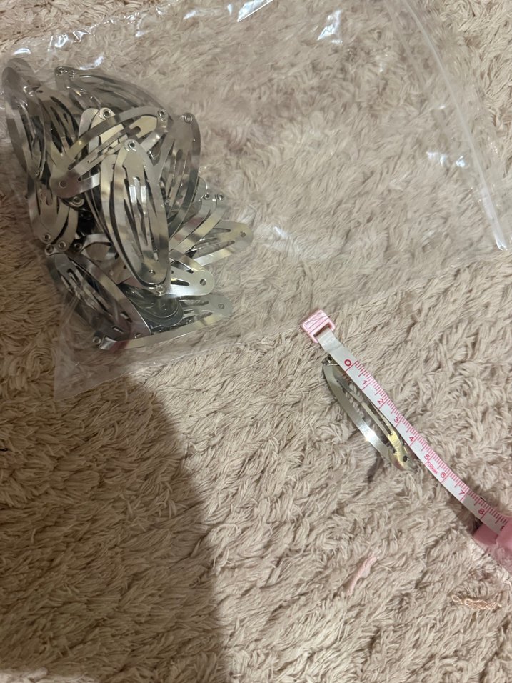 5cm Metal  çıtçıt Toka aparatı 35 adet - Görsel 2