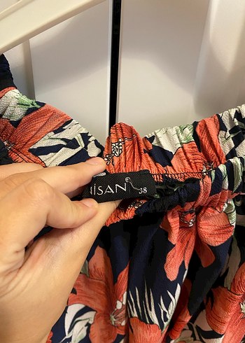 38 Beden çeşitli Renk Çiçek Desenli Takım