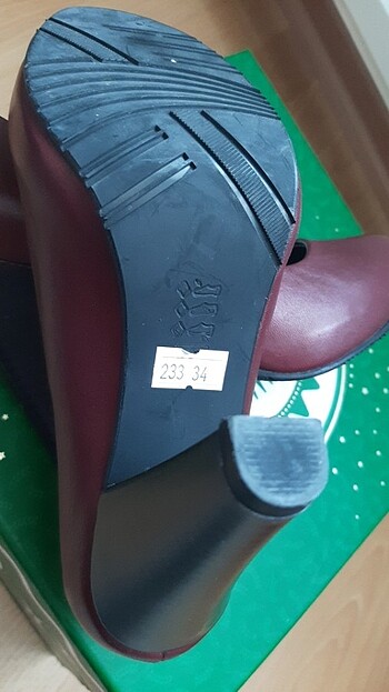 diğer Beden bordo Renk Ortapedik deri ayakkabı