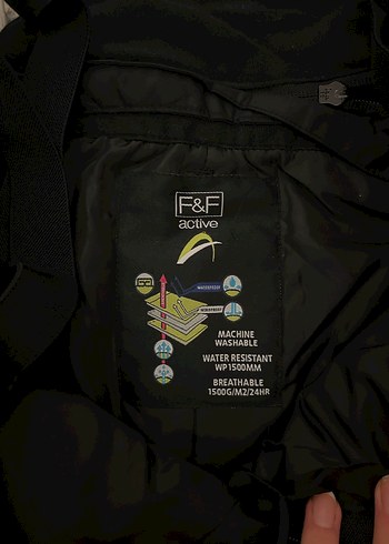 F&F 11-12 Yaş Çocuk Siyah Kayak Pantolonu