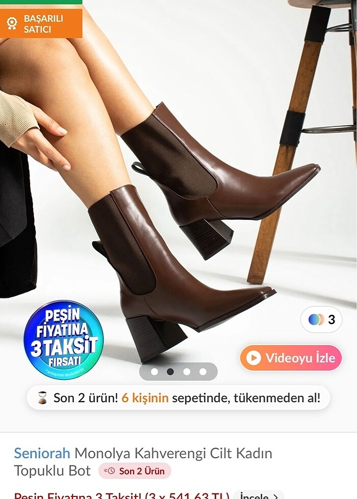Seniorah Topuklu Bot - Görsel 2