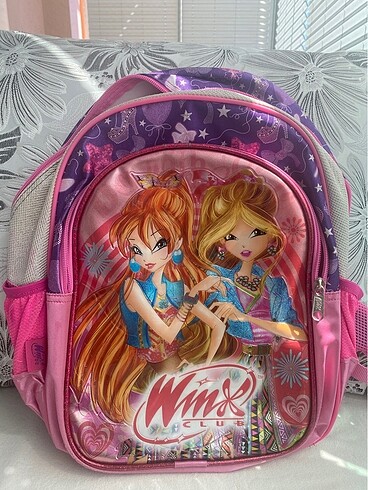 Winx club lisanslı ilkokul sırt çantası