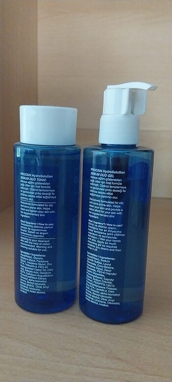 Procsin Procsin sebum duo yüz yıkama jeli ve tonik