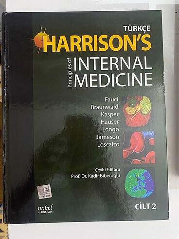  Harrison's Principles of Internal Medicine İki Cilt Takım