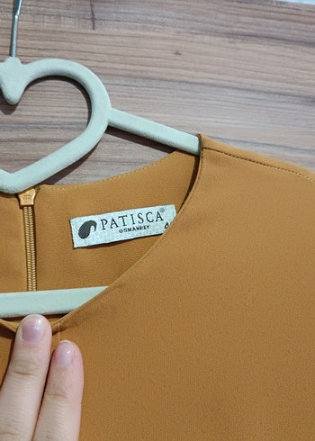 sarı Uzun Kollu Piliseli Kadın Elbise - Görsel 3