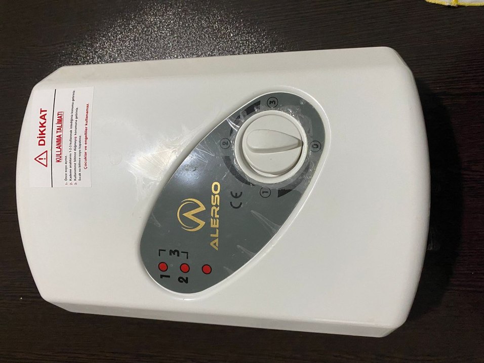 Alerso Beyaz Isıtıcı Termostatlı - Görsel 3