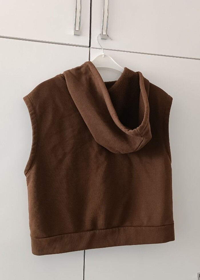 Kahverengi yelek - Görsel 2