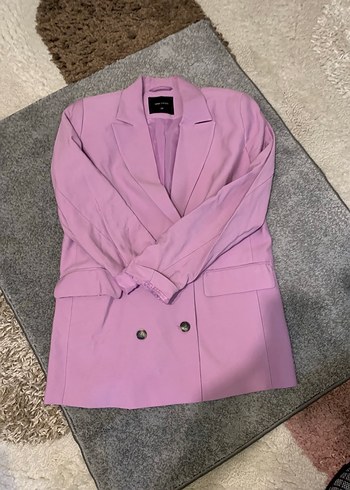 LC Waikiki Pastel Pembe Cift Dugmeli Blazer Ceket