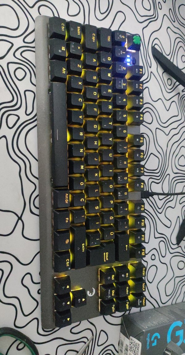 Gamepower Eva 7 60M mekanik kablolu klavye red switch - Görsel 3