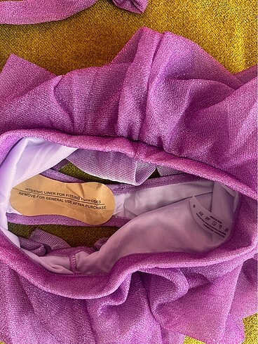 17-18 years Beden mor Renk Shein barbie bikini