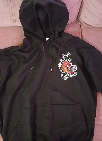 Siyah sweatshirt 