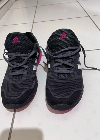 Kadın Siyah-Pembe Adidas Spor Ayakkabı