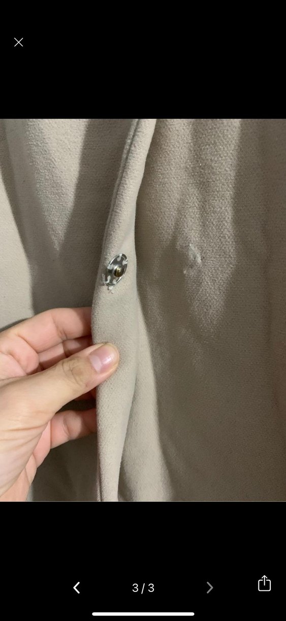 Kapüşonlu Bej Kaban - Görsel 3