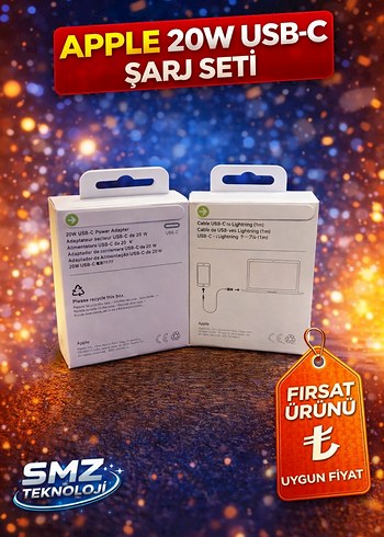 Apple 20W USB-C Şarj Seti - Görsel 2
