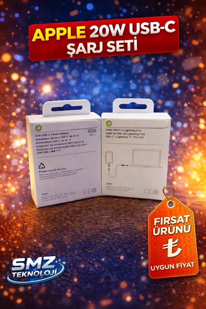 Apple 20W USB-C Şarj Seti - Görsel 2