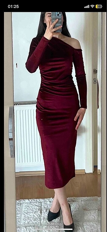 Kadife elbise