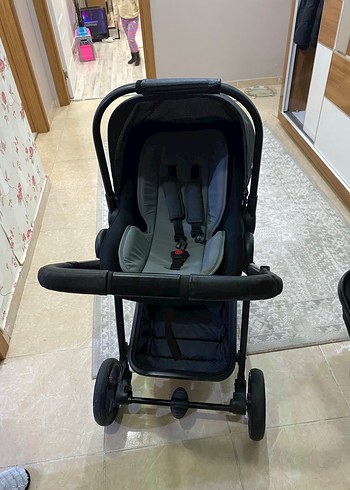 Bayb home Travel sistem Gri ve Siyah Bebek Arabası - Görsel 5