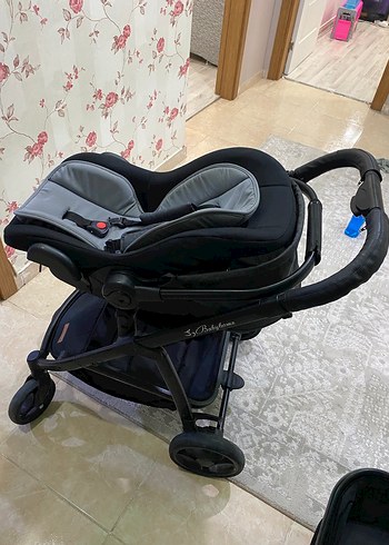 Bayb home Travel sistem Gri ve Siyah Bebek Arabası - Görsel 2