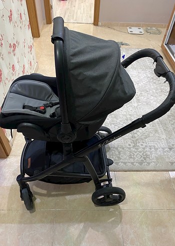 Bayb home Travel sistem Gri ve Siyah Bebek Arabası - Görsel 4