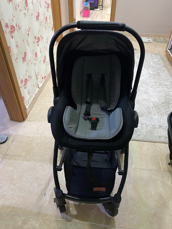 Bayb home Travel sistem Gri ve Siyah Bebek Arabası - Görsel 3