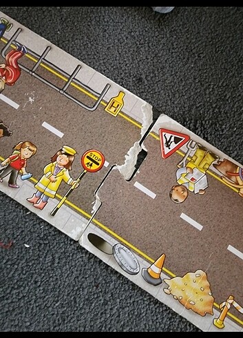Beden Renk Dev yol puzzle