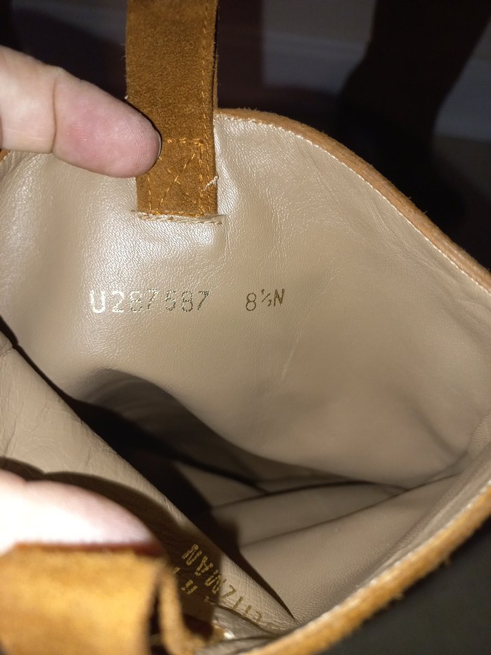 Kahverengi Süet Tokalı Dizüstü Kadın Çizme - Görsel 5