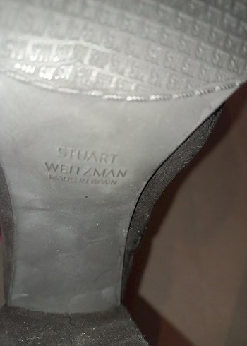 Siyah Süet Tokalı Dizüstü Topuklu Çizme - Görsel 6