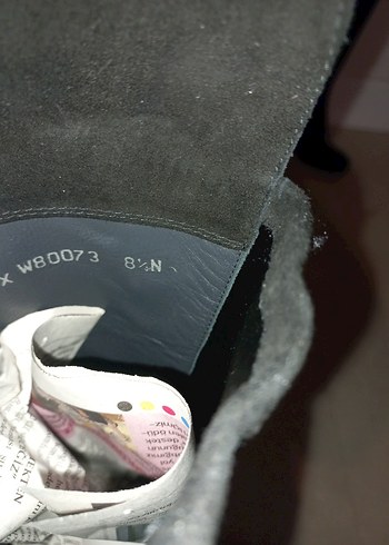 Siyah Süet Tokalı Dizüstü Topuklu Çizme - Görsel 5