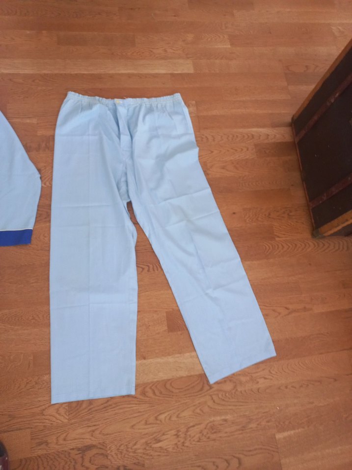 Mavi Düğmeli Erkek Pijama Takımı - Görsel 3