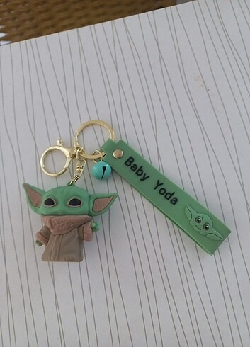 baby yoda figürlü anahtarlık 