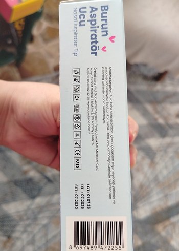 Aura Bebe Yumuşak Uçlu Burun Aspiratör Ucu 10'lu - Görsel 3