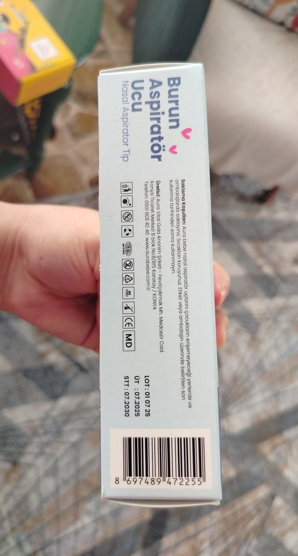 Aura Bebe Yumuşak Uçlu Burun Aspiratör Ucu 10'lu - Görsel 3