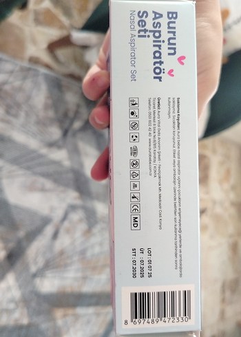 Aura Bebe Burun Aspiratör Seti + 10 Yedek Uç - Görsel 2