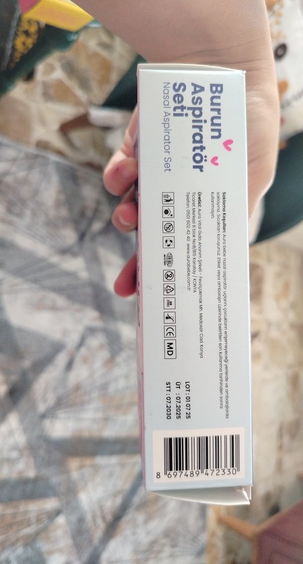 Aura Bebe Burun Aspiratör Seti + 10 Yedek Uç - Görsel 2