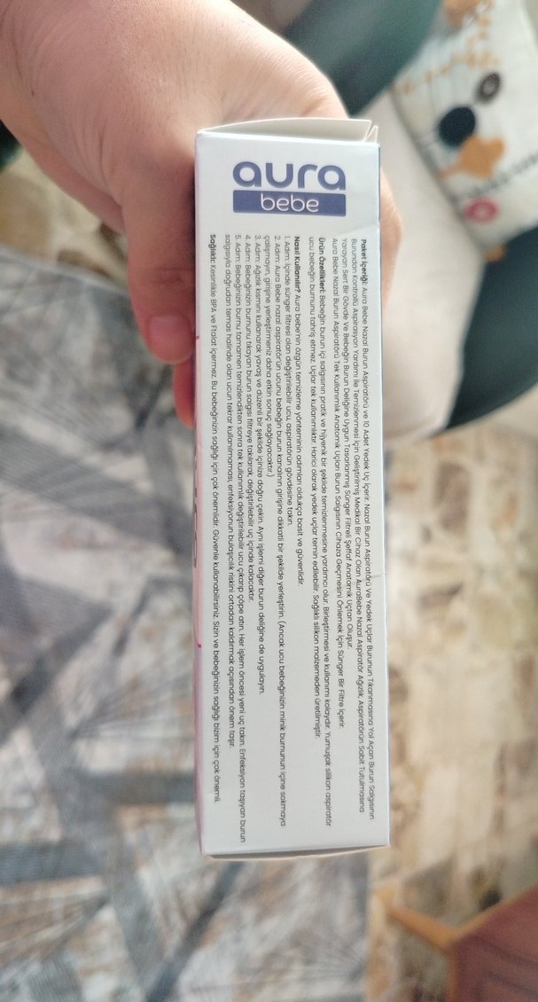 Aura Bebe Burun Aspiratör Seti + 10 Yedek Uç - Görsel 3