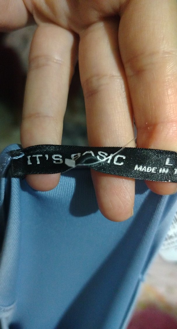 Mavi Spor Kadın Crop Top Basic - Görsel 2